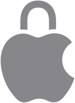 Logo de Apple con un icono de candado